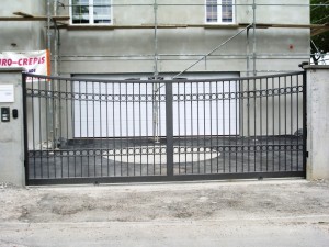 Portail fabriqué en Alsace