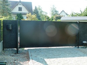 Grand portail en métal en Alsace